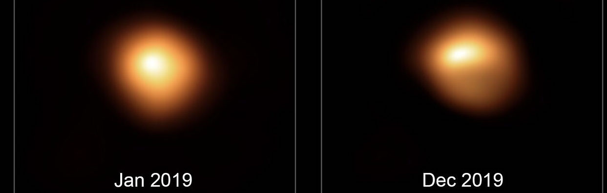 The Changing Surface of Fading Betelgeuse